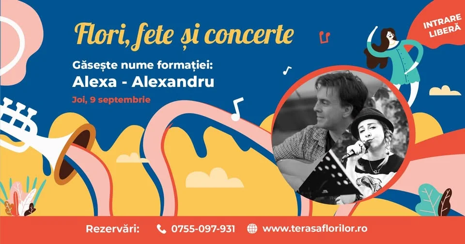 Alexa și Alexandru la Terasa Florilor