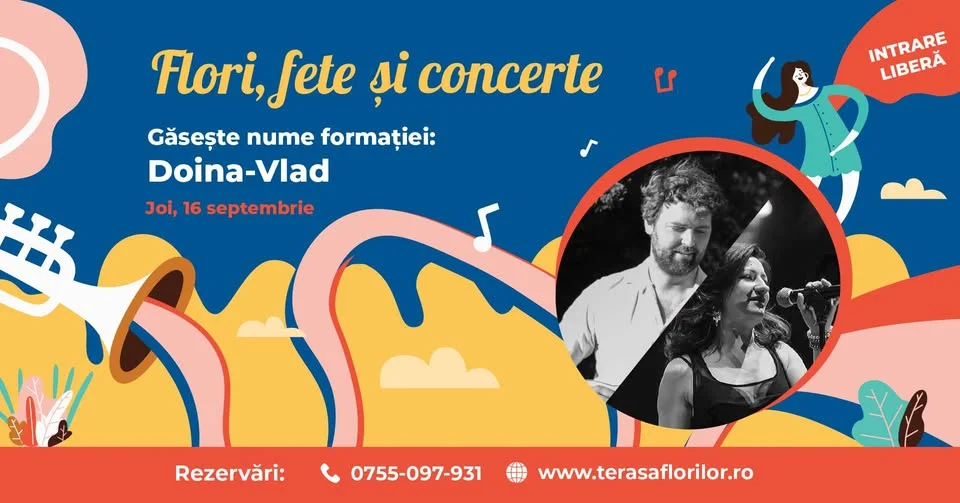 Doina și Vlad la Terasa Florilor