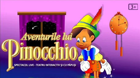Aventurile lui Pinocchio - teatru pentru copii @ Terasa Florilor (zona OBOR)