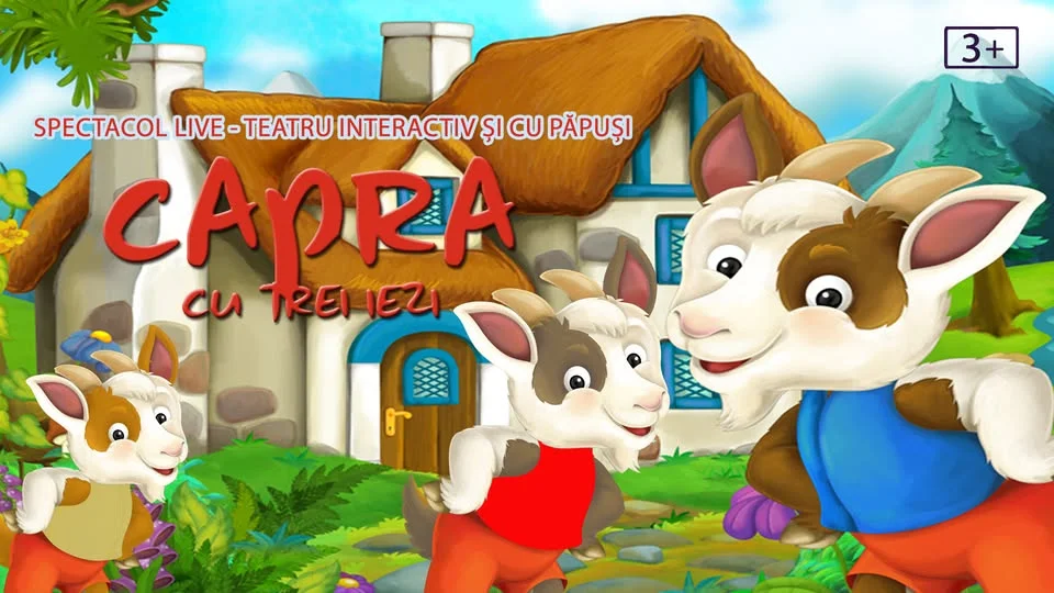 Capra cu trei iezi - teatru pentru copii @ Terasa Florilor (zona OBOR)