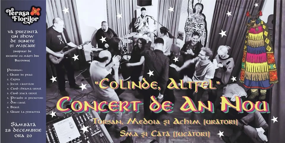 COLINDE, ALTFEL! Concert de An Nou la Terasa Florilor!