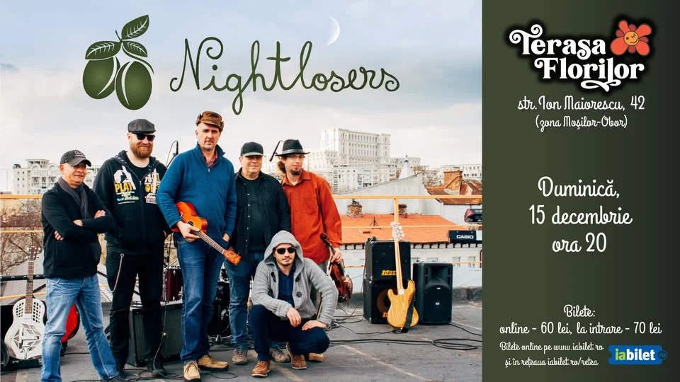 Concert extraordinar NIGHTLOSERS la Terasa Florilor!