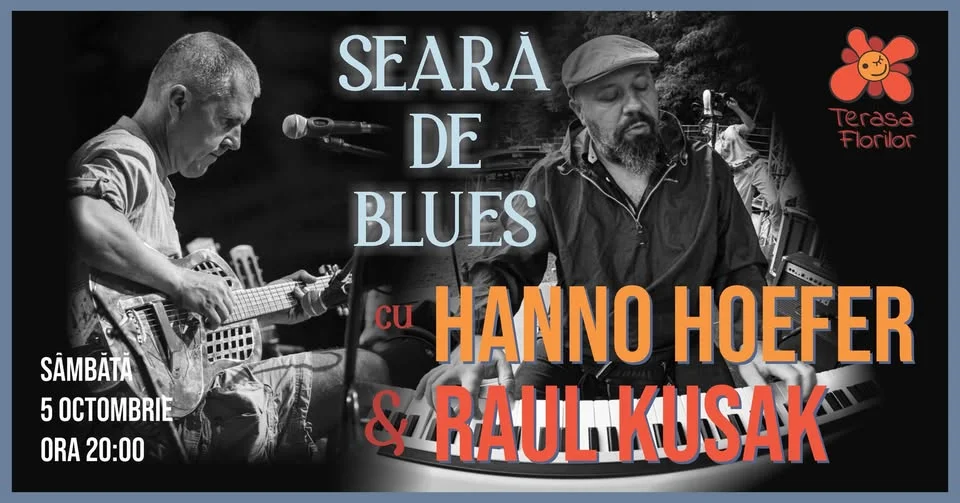 Seară de blues cu Hanno Hoefer și Raul Kusak