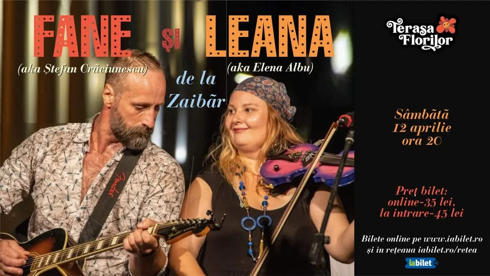 Concert FANE & LEANA de la Zaibăr, la Terasa Florilor!
