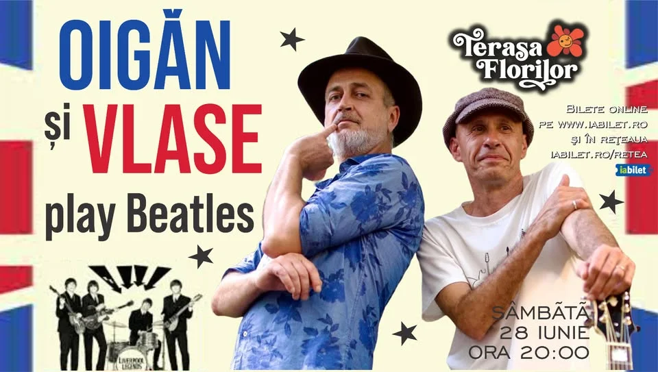 Oigăn și Vlase play Beatles, la Terasa Florilor!