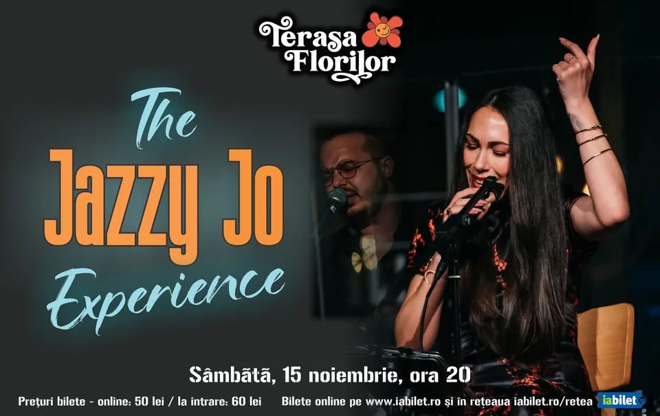 The JAZZY JO Experience - concert la Terasa Florilor!