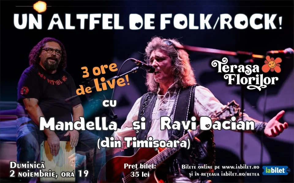 UN ALTFEL DE FOLK/ROCK! cu Mandella si Ravi Dacian din Timișoara