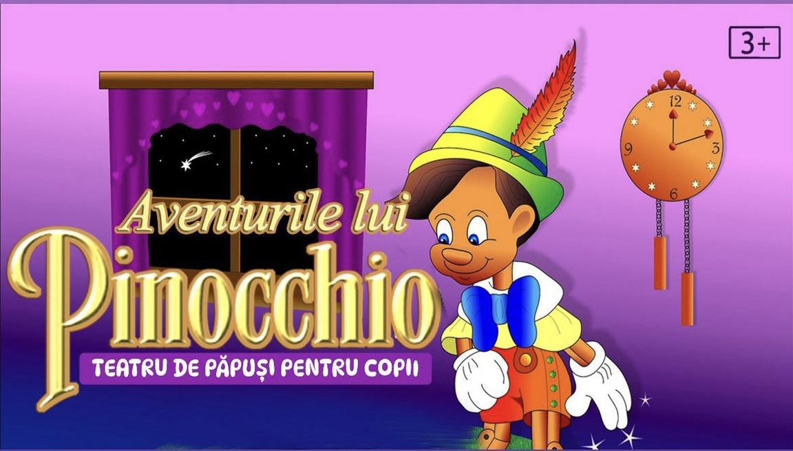 Aventurile lui Pinocchio - teatru pentru copii