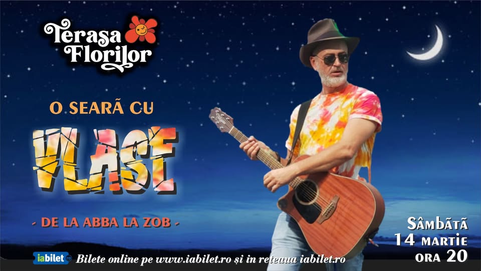 O seară cu VLASE de la Zob - concert acustic la Terasa Florilor!