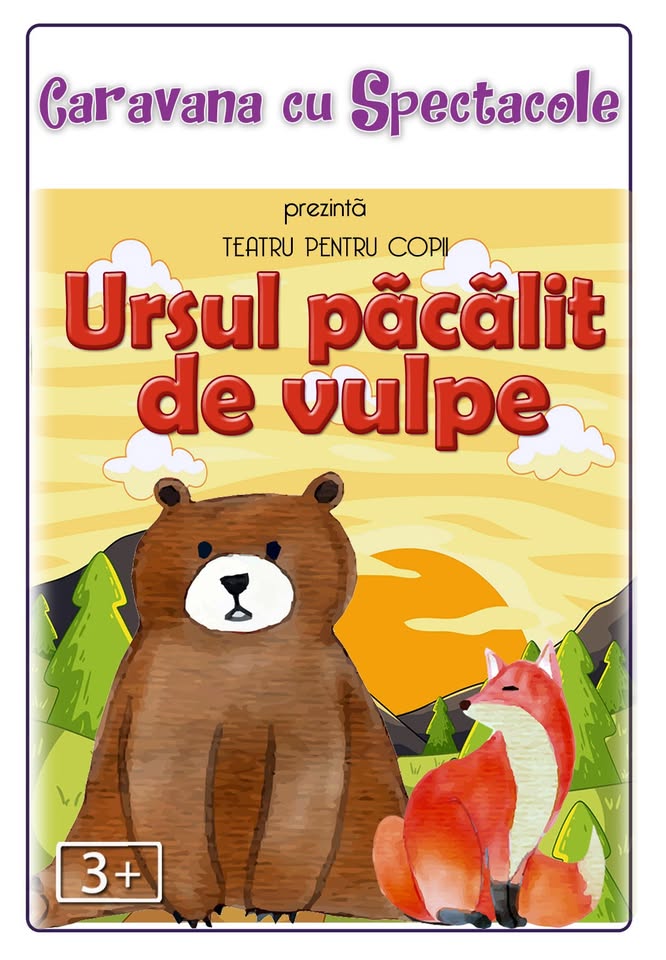 Ursul păcălit de vulpe - teatru pentru copii @ Terasa Florilor | SECTORUL 2