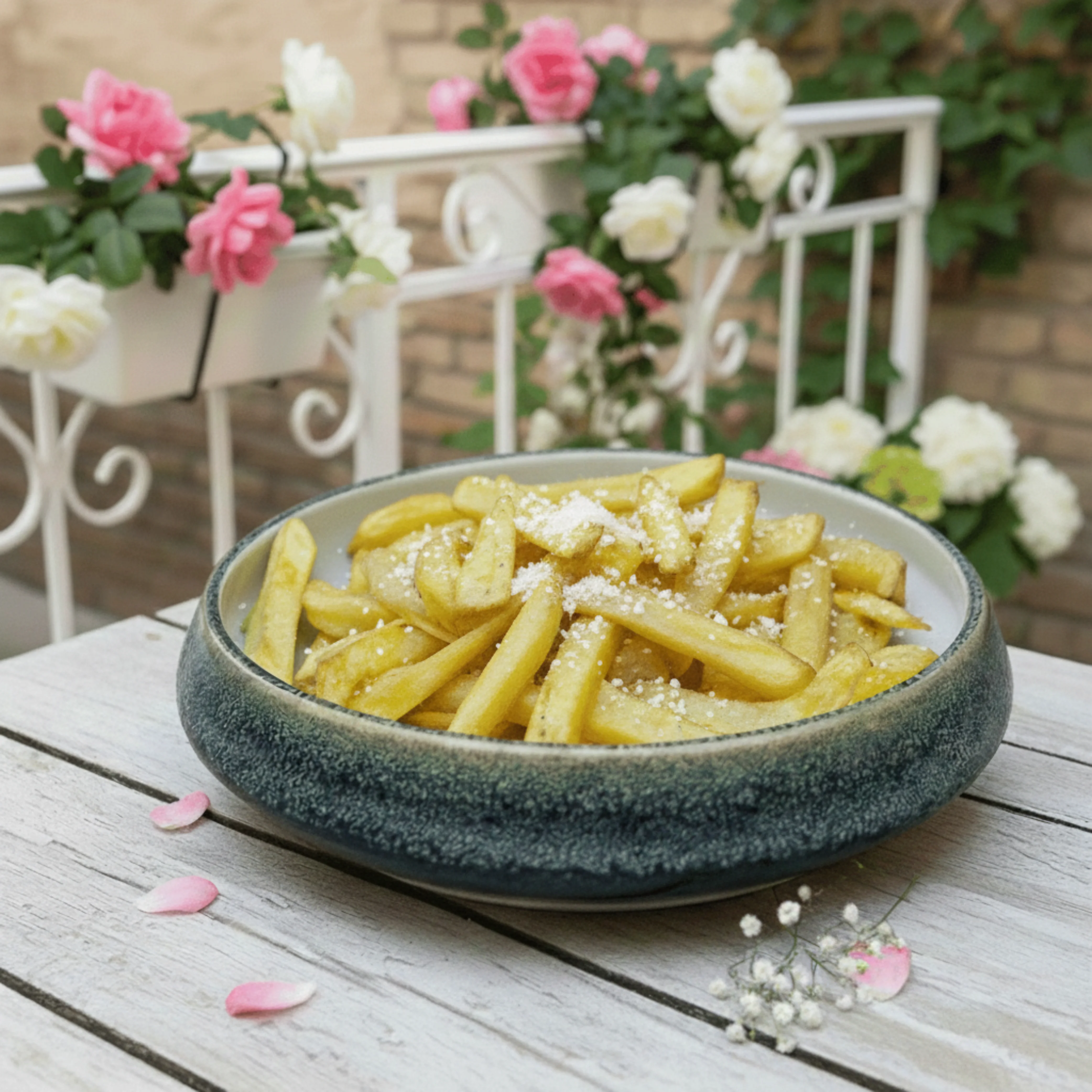 CARTOFI PRAJITI CU USTUROI SI PARMEZAN