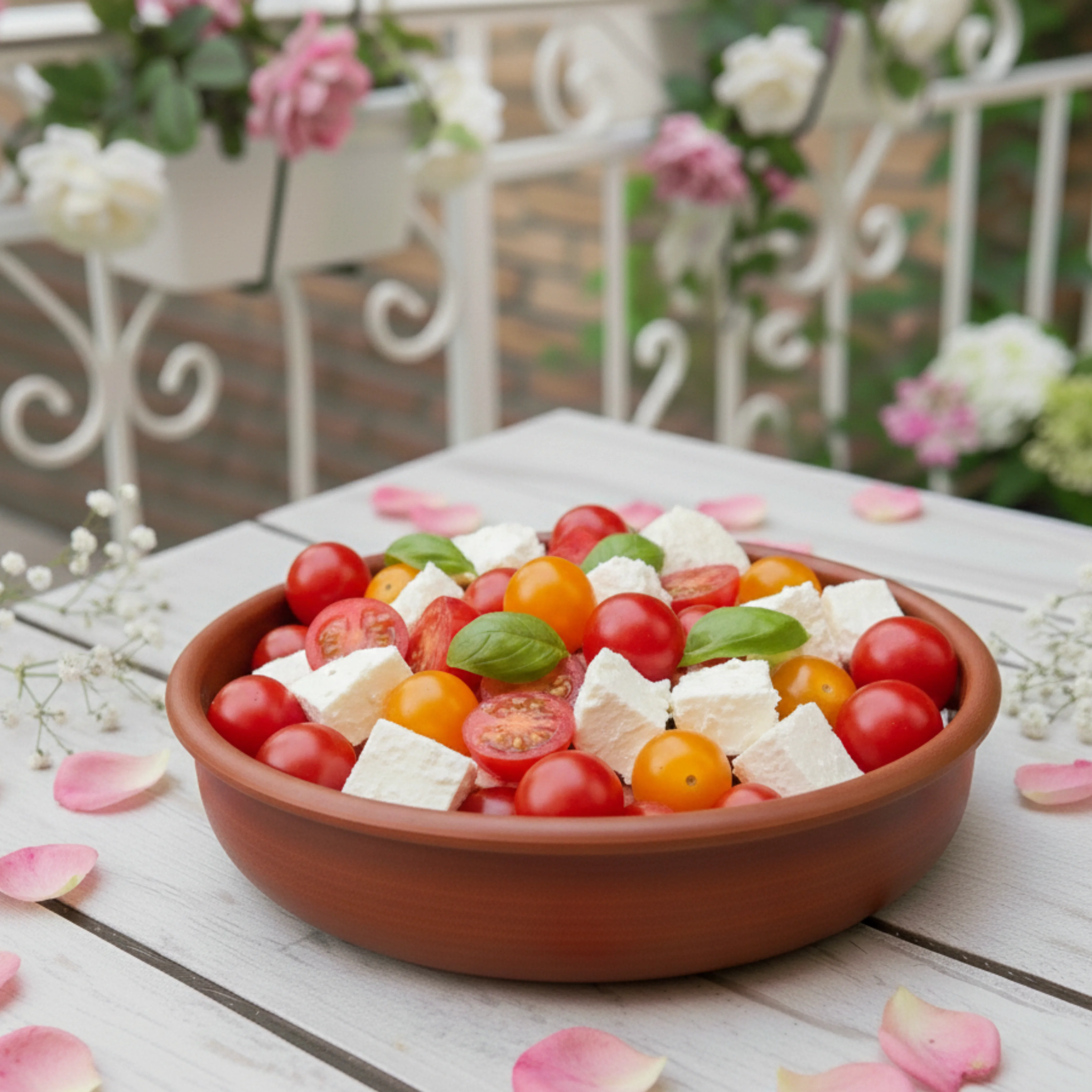 SALATA DE ROSII CHERRY CU BRANZA