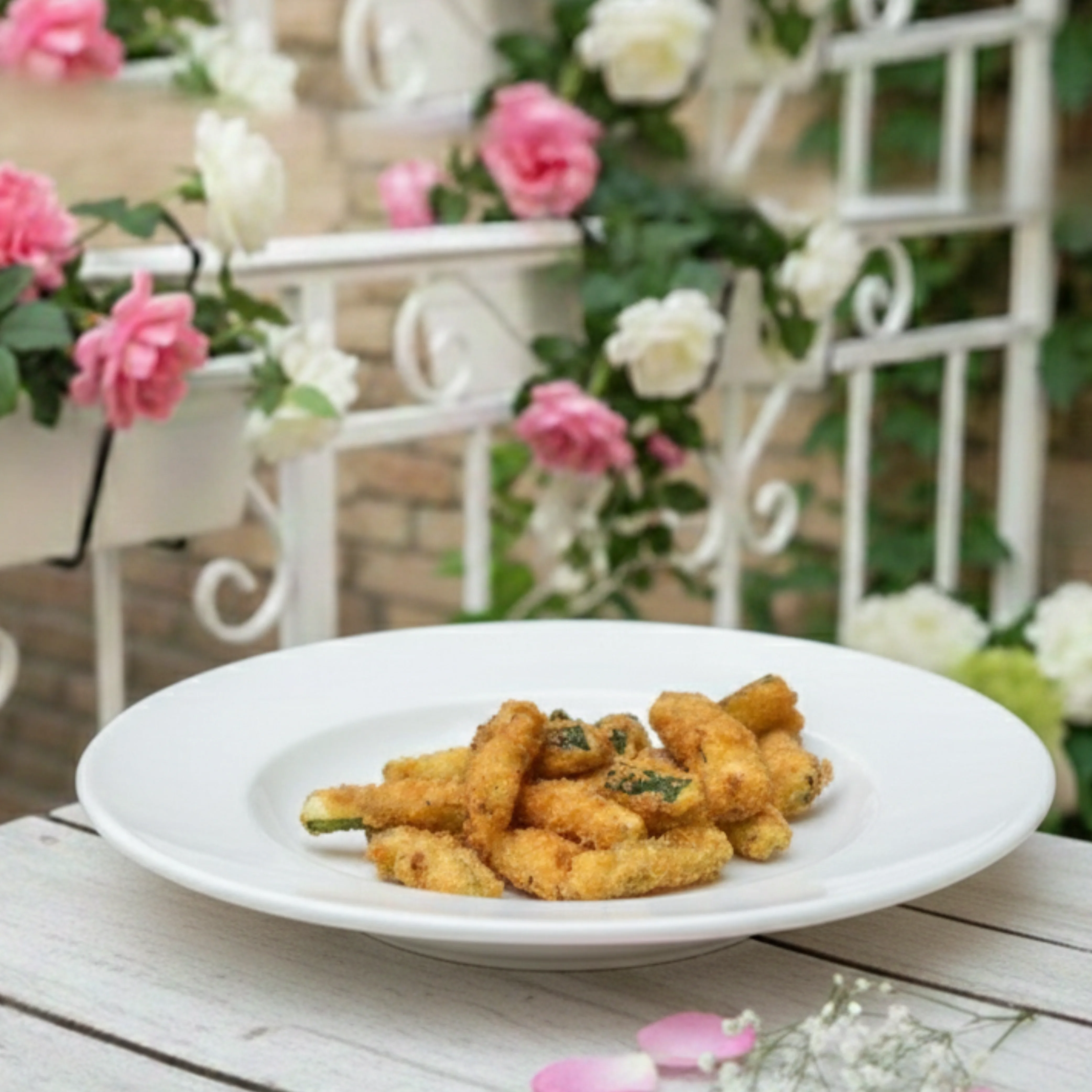 Zucchini Pane cu Tzatziki